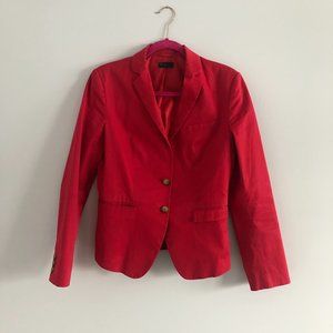 Red Cotton Blazer United Colors of Benetton